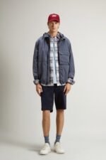 Jacket in Olmetex Nylon - Men - Blue