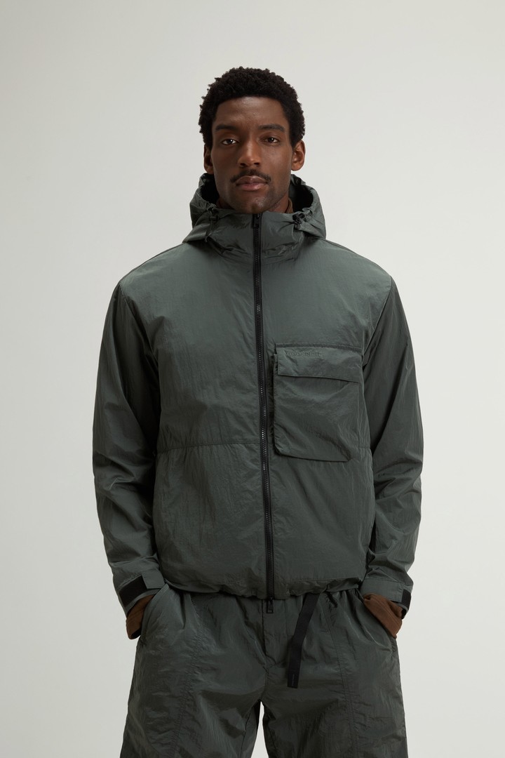 Jacket in Olmetex Nylon - Men - Green Jacket in Olmetex Nylon - Men - Green