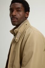 Lewis Bomber Jacket in Light Ramar - Men - Beige
