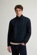 Lewis Bomber Jacket in Light Ramar - Men - Blue