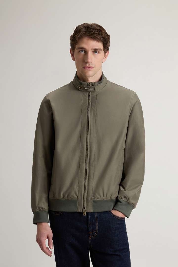 Lewis Bomber Jacket in Light Ramar - Men - Green Lewis Bomber Jacket in Light Ramar - Men - Green