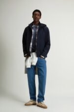 Pacific Jacket in Two-Layered Fabric - Men - Blue