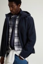Pacific Jacket in Two-Layered Fabric - Men - Blue