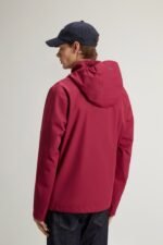 Pacific Jacket in Two-Layered Fabric - Men - Burgundy