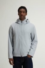 Pacific Jacket in Two-Layered Fabric - Men - Gray