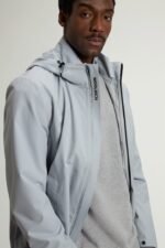 Pacific Jacket in Two-Layered Fabric - Men - Gray