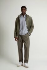 Pacific Jacket in Two-Layered Fabric - Men - Green