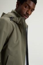 Pacific Jacket in Two-Layered Fabric - Men - Green