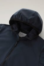 Softshell Hooded Jacket - Men - Blue