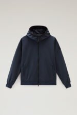 Softshell Hooded Jacket - Men - Blue