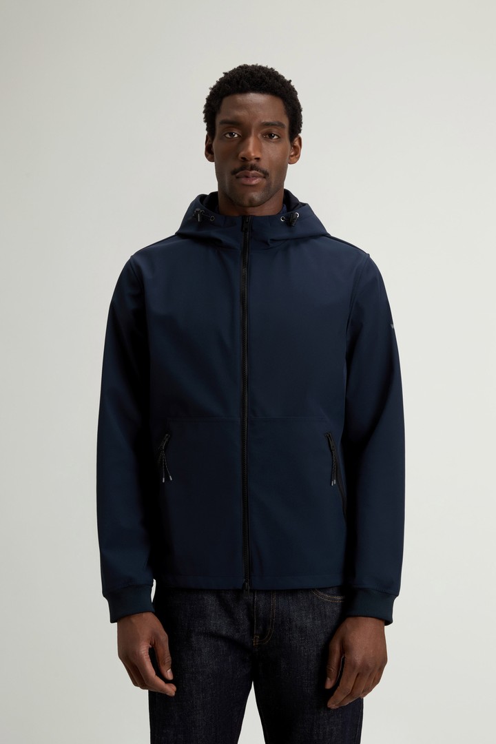 Tech Softshell Jacket - Men - Blue Tech Softshell Jacket - Men - Blue