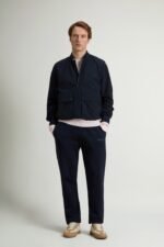 Wesley Bomber Jacket in Urban Touch - Men - Blue