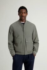 Wesley Bomber Jacket in Urban Touch - Men - Green