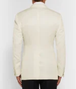 Men's Ivory White Peak Lapel Two Button Dinner Jacket - Image 3