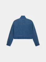 DENIM RELAXED FLIGHT JACKET WOMENS - Image 3