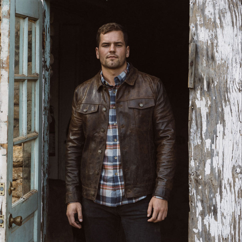 Driggs Leather Jacket | Brown Driggs Leather Jacket | Brown