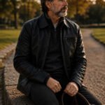 Glenwood Leather Driving Jacket | Vintage Black