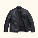 Glenwood Leather Driving Jacket | Vintage Black