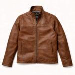 Sedona Light Weight Leather Jacket | Copperwood Brown