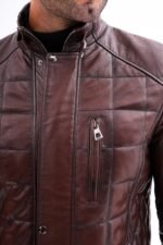 The Modena Quilted Leather Men Jacket